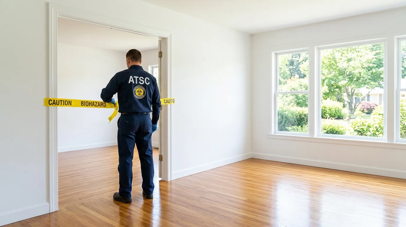 Certified biohazard cleanup crew performing Trauma Scene Cleanup in Casselberry