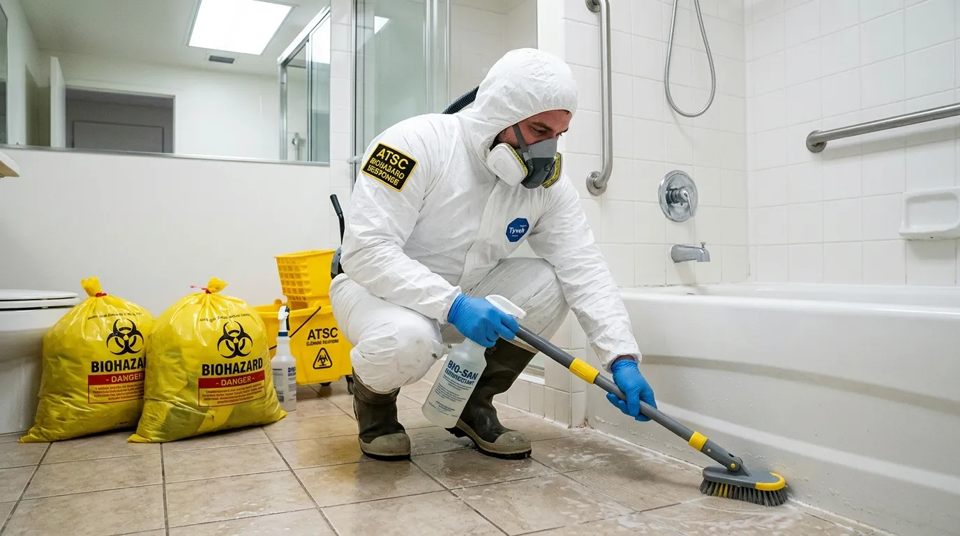 Decontamination equipment deployed for Blood Cleanup in Casselberry